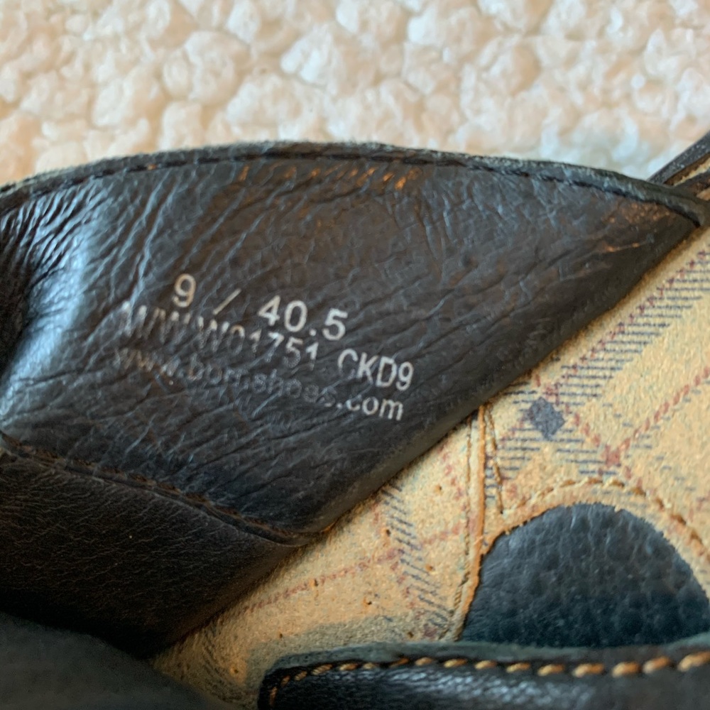 Born Della Plaid Slip on Clogs Size 9.5 - Picture 6 of 6